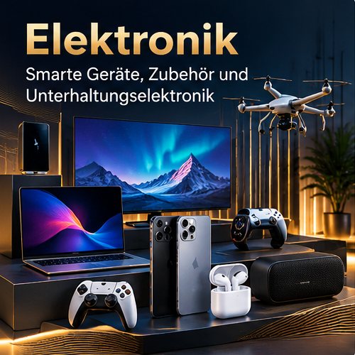 Elektronik: Smartphones, Laptops, Drohnen, Kopfhörer